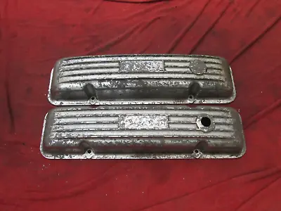 Ansen Aluminum Fin Valve Covers Small Block Chevy Motion Baldwin Classic Vintage • $75