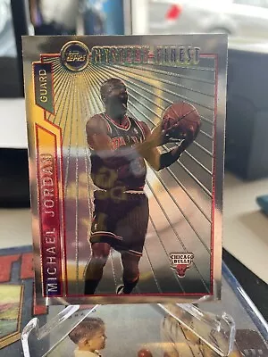 1996 Topps Finest Mystery Finest Bordered Michael Jordan #M14 • $70