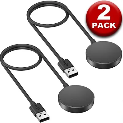 2x Wireless Magnetic Charger Dock For Samsung Galaxy Watch 5 Pro/5/4/3 Active1/2 • $9.99