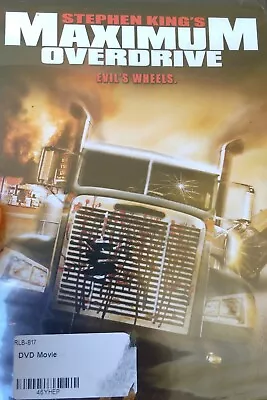 Maximum Overdrive Dvd 2006 Stephen King New Sealed Free Ship • $29.99