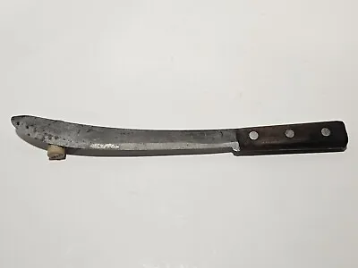 Vintage Foster Bros Carbon Steel Butcher Knife 11  Blade • $44.99