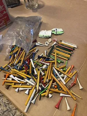 Lot Of Hundreds Vintage Scorekeeper Golf Pencils Tees And Ball Markers Oakmont • $25