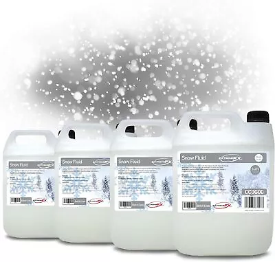 ExtremeFX Professional Snow Fluid 20L (4x5Litres) Fake Snow Flake Machine Liquid • £27.99