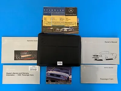 1998 Mercedes (R129) SL-Class SL 500 600 Owners Manual Owner Operators Books Set • $225