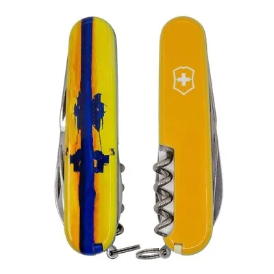 Victorinox Huntsman Swiss Army Knife GOOD EVENING We Are From UKRAINE Special Ed • $60.45