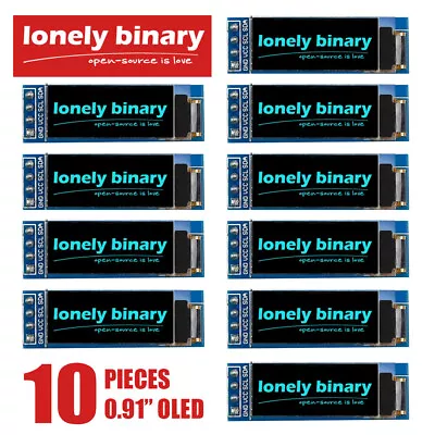 $19.99 • Buy OLED Display 0.91  128x32 I2C SSD1306 Arduino Uno Mega 2560 Respberry PI ESP32