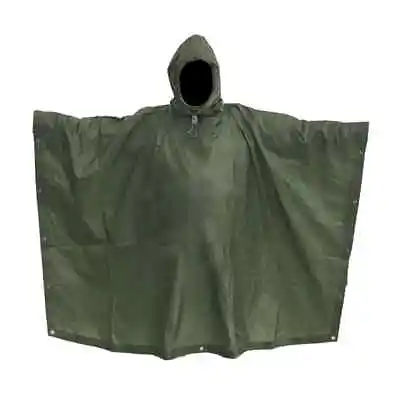 Foliage Green Poncho - Military Grade (18591) • $44.99