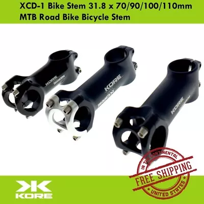 Kore XCD-1 Bike Stem 31.8 X 70/90/100/110mm MTB Road Bike Bicycle Stem • $15.90