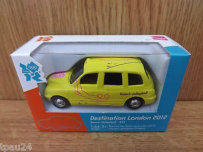 Corgi TY66123 Destination London 2012 Olympics Model Taxi #21 Beach Volleyball • £2