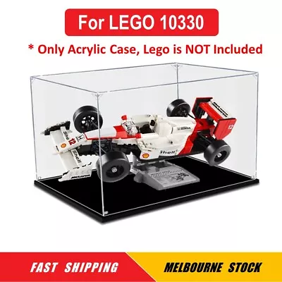 Display Case Fr LEGO 10330 ICONS McLaren MP4/4 Ayrton Senna Dust Proof Glue Free • $39.95