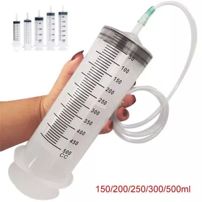 150-500ML Reusable Big Large Plastic Hydroponics Nutrient Measuring Syringe NEW • $18.61