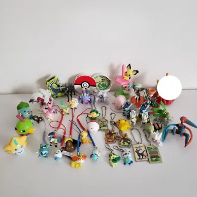 Pokemon Pocket Monster Goods Lot Of 40 Finger Puppet Mascot Strap Blackie 8334 • $145.07