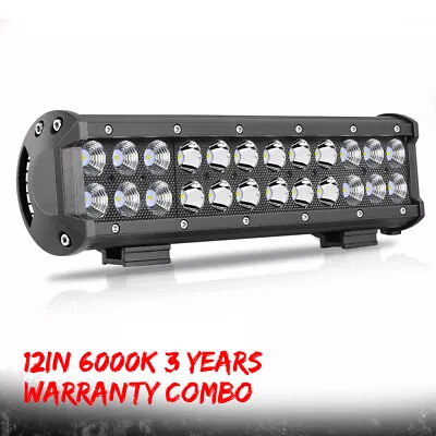 For Polaris Ranger 12  Inch LED Light Bar Spot Flood Combo Work Driving Off-Road • $26.89