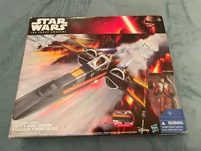 Hasbro Star Wars The Force Awakens Poe Damerons X-Wing Xwing Fighter • $600