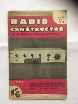 Radio Constructor Magazine May 1952 Vol 5 Number 9 • £4.49