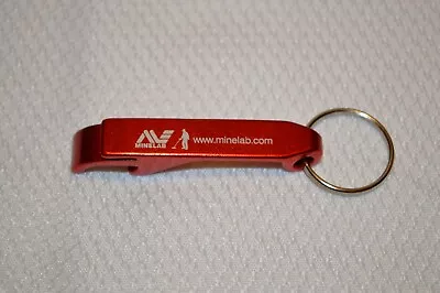 Minelab Metal Detectors ~ Accessories ~ Bottle Opener With Key Ring ~ New • $3.95