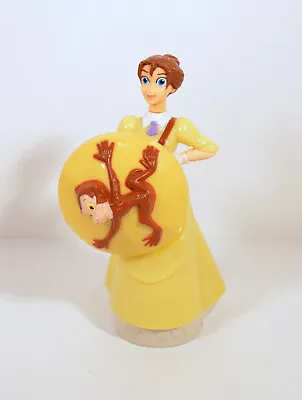 1999 Jane W/ Umbrella & Monkey 4.5  Action Figure McDonald's #3 Disney Tarzan • $4.99