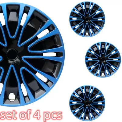 Hubcaps For Volkswagen Beetle Black&Blue Wheel Covers 16  Tire Hub Caps (4PC) • $43.52