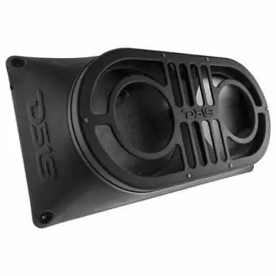 Dual 10  Jeep Subwoofer Enclosure Box Shallow Unloaded JK JKU JL DS18 RGB • $389.95