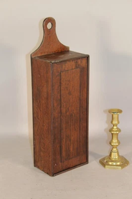 $272 • Buy Fine 18th C English Hanging Pipe Box Cut Out Crest Old Surface Panel Cut Slide