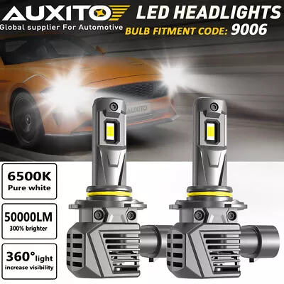 AUXITO 9006 200W LED Headlight Bulb Conversion Kit Low Beam Lamp 6500K White 2X • $31.34