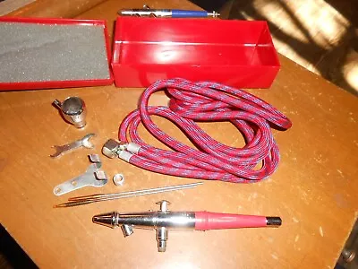 Vintage Paasche VL 3 In 1 Double Action Air Brush Set Kit • $40