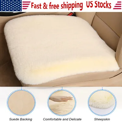 For Mercedes Benz Seat Cover Set Winter Warm Faux Sheepskin 2pcs Front Accessory • $29.95