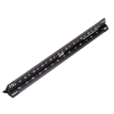 17 Cm UA 90038 Model Ruler With Triangular Scale For 1/12 1/24/1/32 1/35 1/48 • £11.69