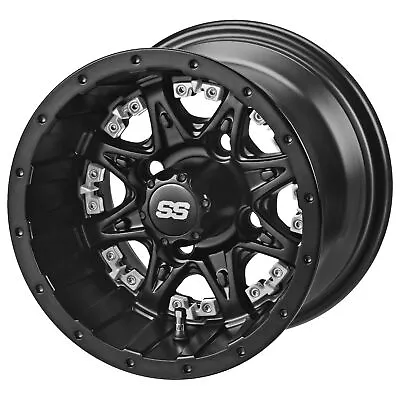 10  Revenge Mt Blk On 20x10-10 Turf Tires W/Silver Inserts (Set Of 4) Fits • $515