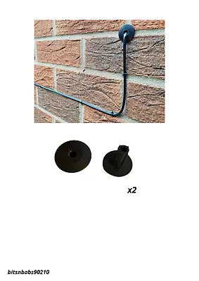 £2.69 • Buy 2 X Black 5mm Single Cable Wall Grommets For Sky Virgin Media BT Telephone