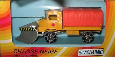 $42 • Buy Solido 359 (Early 70's) Simca 'V' Snowplow W/Chains - France 1/50 Die-cast MIB