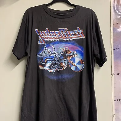 Vintage Judas Priest 1990 Painkiller Tour T-Shirt XL Single Stitch Made In USA • $174.99