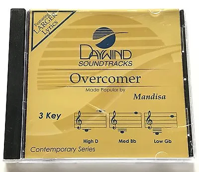 Daywind - Mandisa - Overcomer - Accompaniment Track Christian Cd - New 8624D  • $12.49