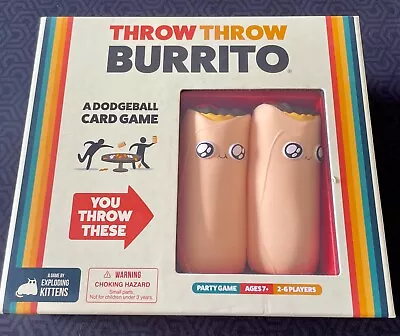 Throw Throw Burrito A Dodgeball Card Game | Exploding Kittens - Never Played • $20