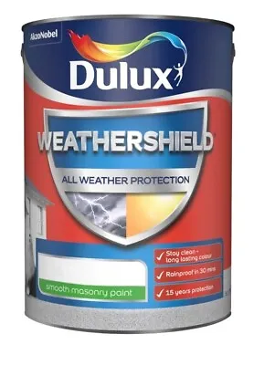 Dulux All Weather Protection Masonry - All Colours & Sizes - Smooth • £9.39