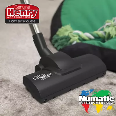 Numatic Pet Hair Airo Brush Henry Hoover Turbo Carpet Floor Tool GENUINE - BLACK • £24.50