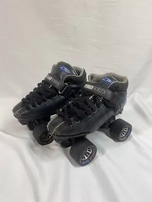 Pacer 429 Pro Series Quads Labeda Roller Derby Skates Womens 5 Black • $46.40