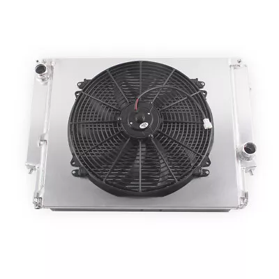 For 88-99 BMW E30/E36 MT W/ 6 Cylinder Engine 2 Row Aluminum Radiator Shroud Fan • $165