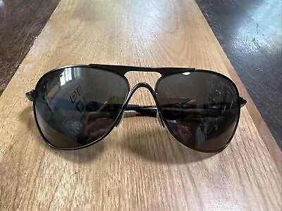 Oakley Crosshair Titanium Ti Golden Brown Polarized Mirrored Smoke OO6014-02 • $199.99