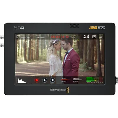 Blackmagic Design Video Assist 5  12G-SDI/HDMI HDR Recording Monitor • $795