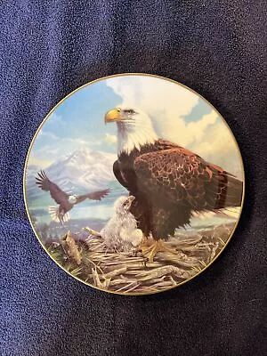 Vintage 1991 Eagle Plate My Pride My Love By Mario F. Fernandez Limited Edition • $18