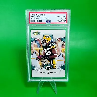 Greg Jennings Packers Autograph Signed Card PSA DNA Authentic  • $22.48
