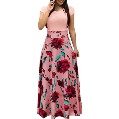 £18.09 • Buy Floral Women Maxi Dress Prom Evening Summer Beach Casual Long Sundress