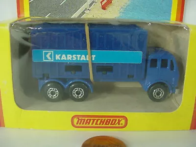 Matchbox Lesney England 1979 Issue Karstadt Container Truck Blue N Unpunchd Box • $13.50