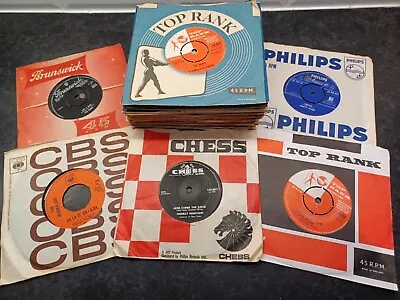 JOB LOT (50) OF 7  SINGLES FROM THE 1960's WITH MANY POPULAR ARTISTS THE ERA (1) • £9.99