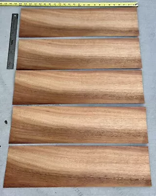 5 Curly Koa Wood Veneer Sheets Hawaiian Koa Wood Veneer (#11) • $70