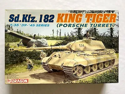Dragon Sd. Kfz. 182 King Tiger Porsche Turret #6189 1/35 Scale Model Kit • $30