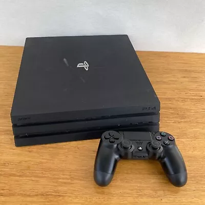 $259 • Buy Sony PS4 Playstation 4 Pro 1TB Home Gaming Console With Controller CUH-7002B