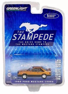 Greenlight Mustang Stampede 1980 Ford Mustang Cobra 13340 1:64 • $6.99