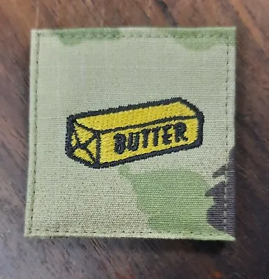 US Army OCP Rank 2nd LT Butter Bar Joke Morale Patch W Hook Uniform Made USA • $3.95
